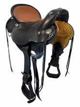 SOLD 2026/08/10j 15 Inch Used Freedom Saddlery Endurance Saddle Wide Gaited Tree