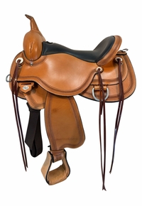 SOLD 2026/08/14j  16 Inch Used Circle Y Pioneer Trail Saddle Wide Flex2 Tree 1665