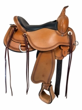 SOLD 2026/08/14j  16 Inch Used Circle Y Pioneer Trail Saddle Wide Flex2 Tree 1665