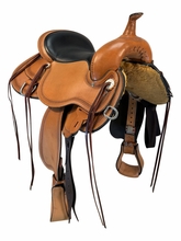 SOLD 2026/08/14j  16 Inch Used Circle Y Pioneer Trail Saddle Wide Flex2 Tree 1665