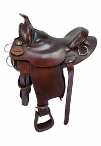 SOLD 2026/08/15  15 Inch Used Circle Y Trail Saddle Medium Tree 2130