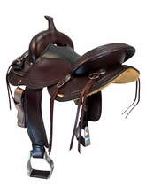 SOLD 2026/08/15   16 Inch Used Circle Y Green Valley Trail Saddle Wide Tree 2613