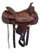 16 Inch Used Crates Reining Saddle Wide Tree 244
