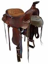 SOLD 2026/09/04 15.5Inch Used Action Company Trail Saddle Wide Tree 21541