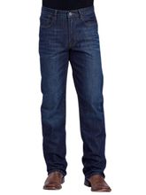 Stetson Men’s 1520 Straight Leg Zig Zag Dark Wash Jeans 1520-4074