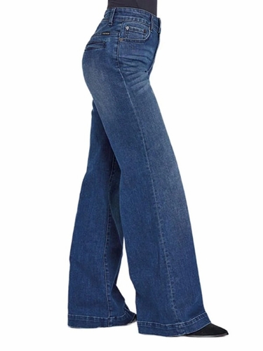Stetson Womens 3 Pocket 751 Wide Leg Jean 0751-0202