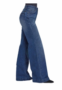 Stetson Womens 3 Pocket 751 Wide Leg Jean 0751-0202