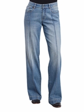 Stetson Women�s 675 Mid-Rise Wide Leg Jean 675-1201