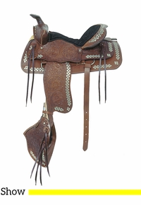 TEMPORARILY DISCONTINUED 2021 16" American Saddlery The Parade of Diamonds Saddle 251