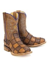 Tin Haul Checkmate Ride Fast Sole Kids Boots 0077-0968