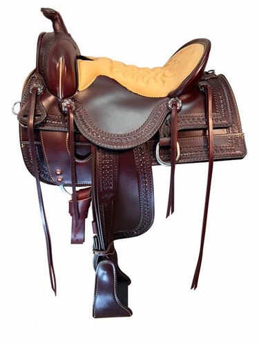 15.5" to 18.5" Tucker Heritage Old West Trail Saddle 377