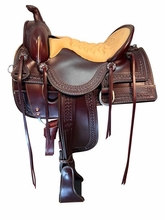 15.5" to 18.5" Tucker Heritage Old West Trail Saddle 377