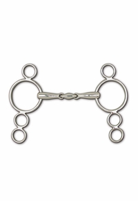 Toklat 4-Ring Continental Gag 3-Piece Snaffle 88-18395
