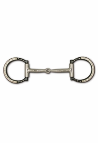 Toklat Black Satin Sweet Iron Snaffle with Copper Inlay 88-28195