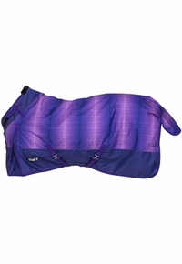 Tough-1 1200D Chevron Turnout Blanket w/ Snuggit Neck Mini 32-7125SMN