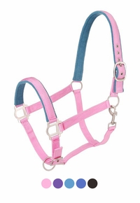 Tough-1 Nylon Padded Halter with Satin Hardware