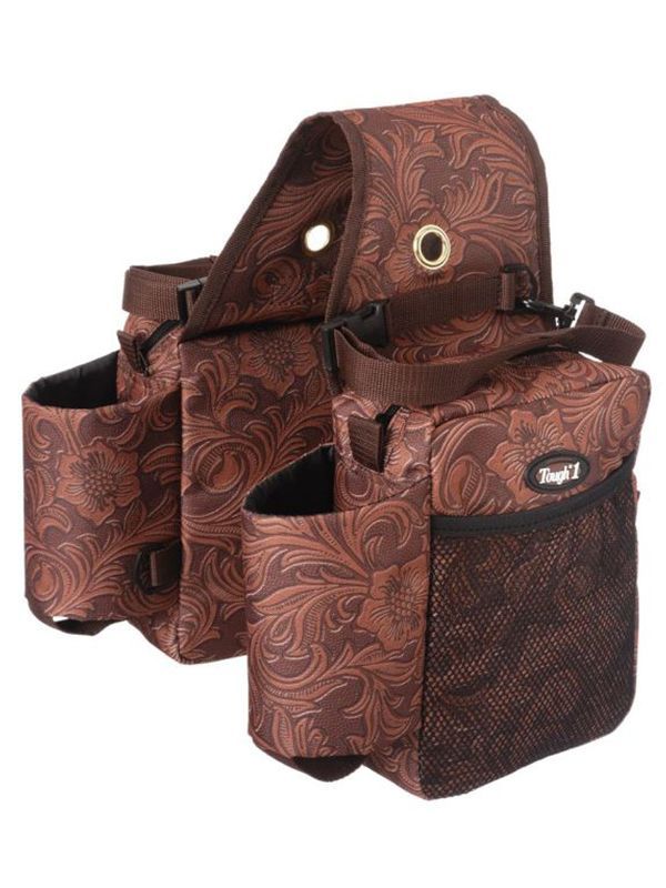 Tough-1 Saddle Bag with Bottle Holder in Prints 61-7392