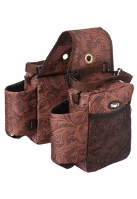 Tough-1 Saddle Bag with Bottle Holder in Prints 61-7392