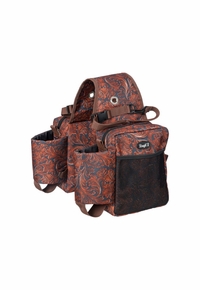 Tough-1 Saddle Bag with Bottle Holder in Prints 61-7392