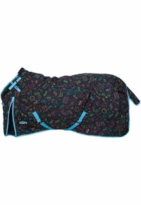 Tough1 1200D Nashville Nights Turnout Sheet w/Snuggit 34-7650S