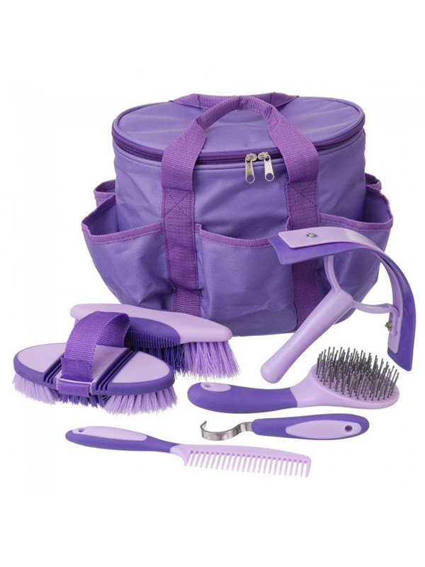 Tough1 Great Grips 6Piece Brush Set with Bag 689007