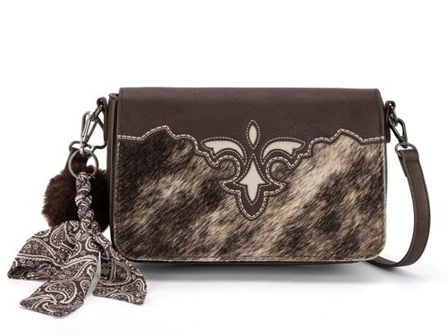 Trinity Ranch Genuine Cowhide Crossbody TR202-8320