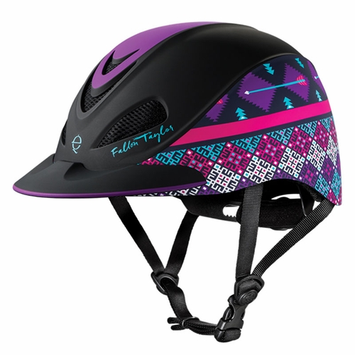 Troxel Fallon Taylor Purple Geo Performance Helmet 04-403 ZDS CLEARANCE