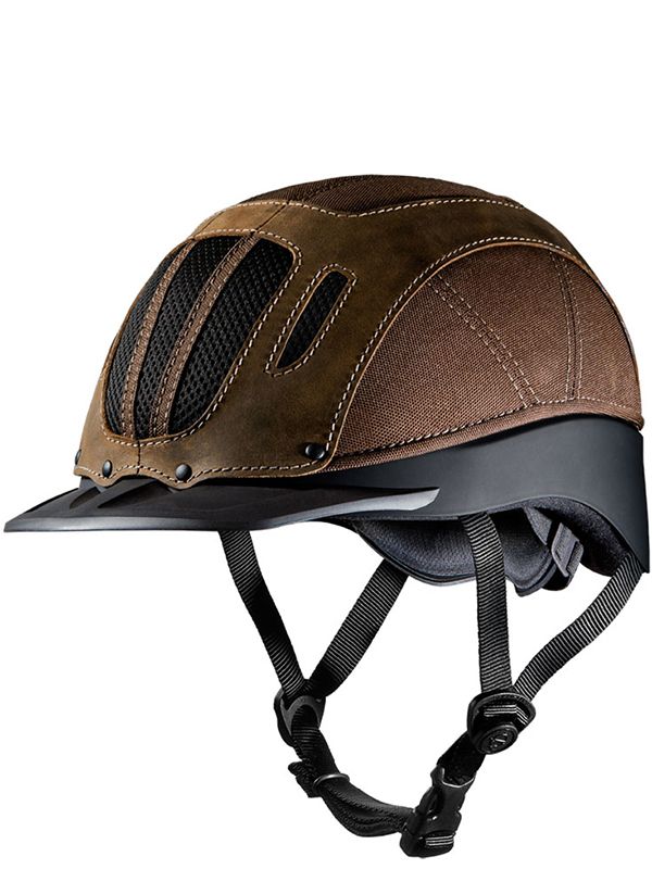 Troxel Sierra Brown Western Riding Helmet 04369