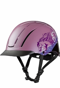 Troxel Spirit Pink Dreamscape All-Purpose Riding Helmet 04-538