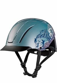 Troxel Spirit Sky Dreamscape Western Riding Helmet 04-539
