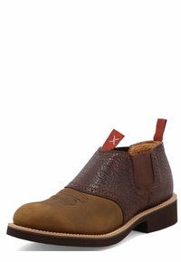 Twisted X Men's Cow Dog W Toe Boots Distressed Saddle mcd0002