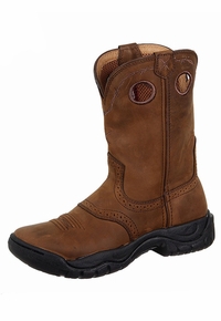 Twisted X Women's 9" All Around K Toe Boot Distressed Saddle wab0001