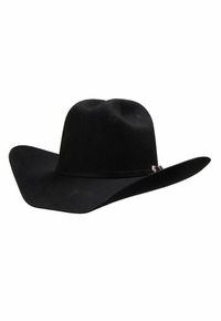 Twister Dallas Black Felt Cowboy Hat 7101001