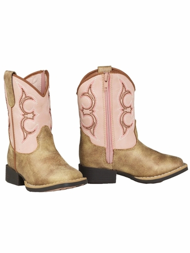 Twister Toddler Girls Posy Square Toe Boots 443003624