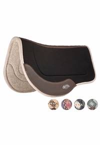 Weaver All Purpose Trail Gear Contoured Wool Blend Felt Saddle Pad 36052