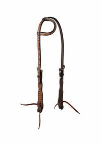 Weaver Floret Tooled Sliding Ear Headstall 45013-01