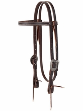 Weaver Western Bridle Leather Headstall Cactus Buckle 10059-41