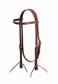 Weaver Latigo Leather Browband Headstall 10-0092 CLEARANCE