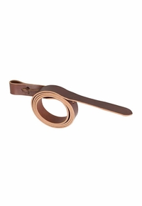 Weaver Latigo Rich Brown Cinch Strap 1-3/4in x 6ft with holes