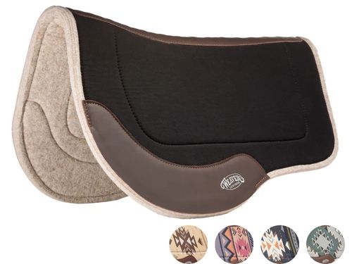 Weaver All Purpose Trail Gear Contoured Wool Blend Felt Saddle Pad 36052