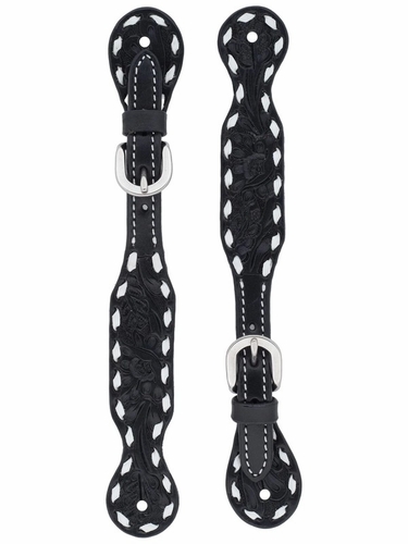 Weaver Floral Buckstitch Womens Spur Straps 45514-53