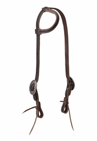 Weaver Western Bridle Leather Headstall Cactus Buckle 10059-41
