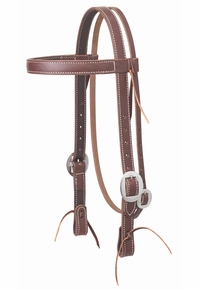 Weaver Working Tack Browband Headstall, 1", Stainless Steel 10-0507