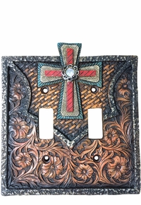 Western Moments Cross Toggle Switch Plate 94303 ZDS