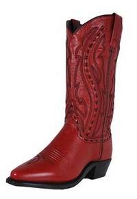 Women's Abilene Hand Laced Red Western Boots 9002