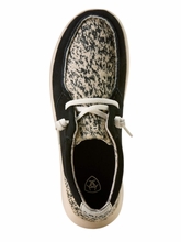 Women�s Ariat Hilo Black Suede Brindle Casual Moc Shoes 10074345