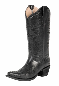 Women's Circle G by Corral Black Cross Boots L5060