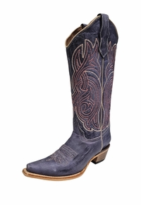 Women’s Circle G by Corral Lilac Embroidery Boot L6328