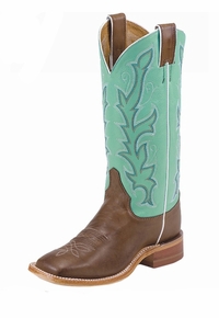 Women's Justin Albany Sea Green Bent Rail® Boots BRL310 ZDS
