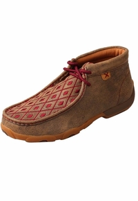 Women's Twisted X Bomber/Mahogany Driving Moccasins WDM0071